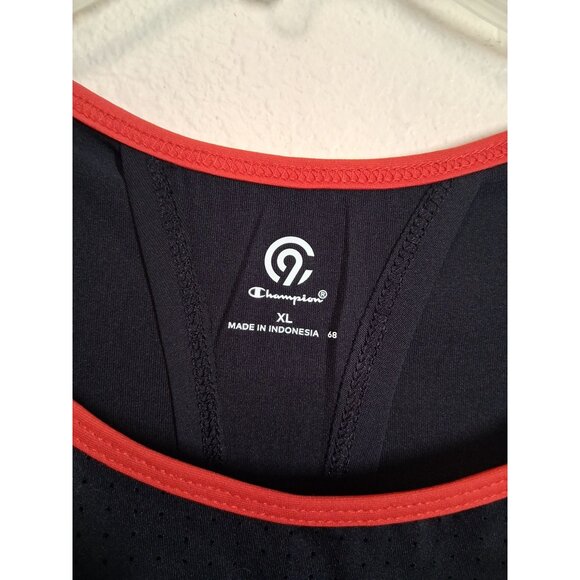 NWOT Champion Athletic Tank Top Workout Gym Yoga Sleeveless Black Size XL - Picture 4 of 5